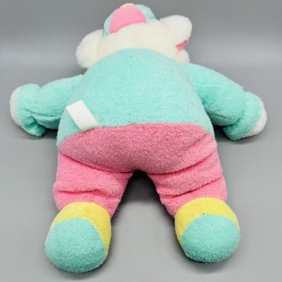 TB Trading BABY My First Teddy Bear Pastel Rattle Plush 12 inch Terry Cloth VTG - Picture 5 of 9